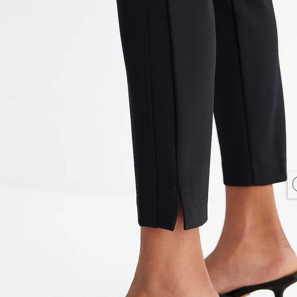 Express High Waisted Luxe Comfort Knit Columnist Ankle Pant - Picture 2 of 11